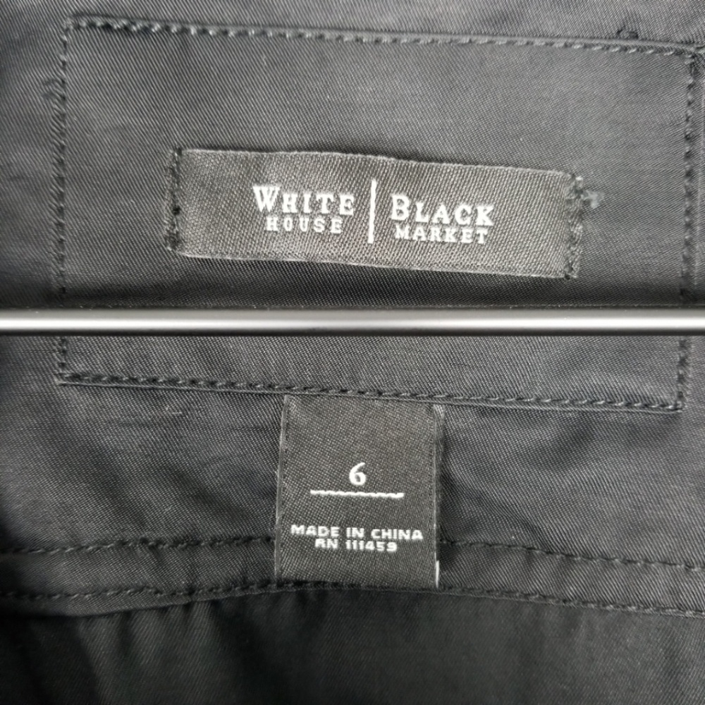 White House Black Market Jacket - Black-Size 6 - Picture 7 of 8
